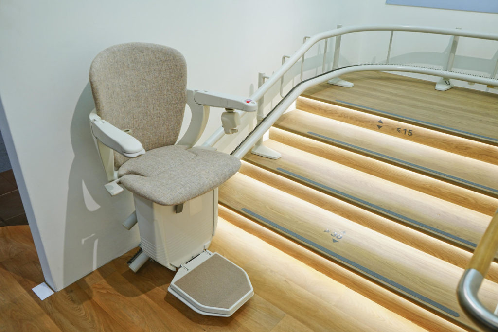 Automatic stair lift.